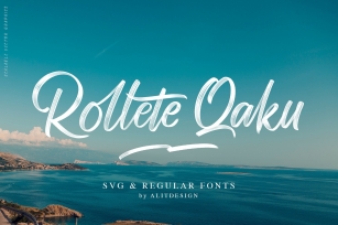 Rollete Qaku SVG & Regular fonts Font Download