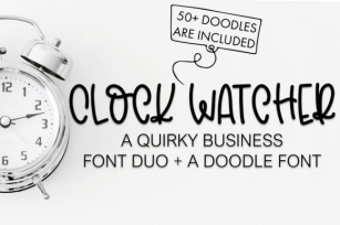 Clock Watcher Font Download