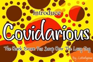 Covidarious Font Download