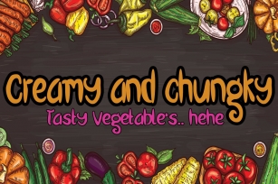 CREAMY AND CHUNGKY Font Download