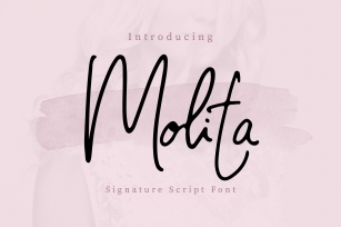 Molita Signature Script Font Font Download