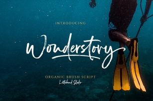 Wonderstory - Brush Script Font Download