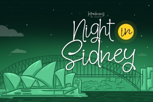 Night in Sidney Font Download