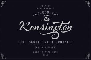 Kensington Font Download