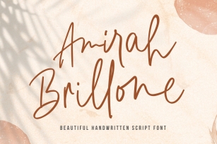 Amirah Brillone Font Download