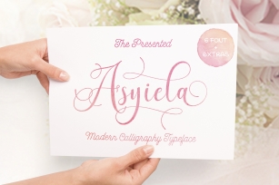 Asyiela Script Font Bundle Font Download