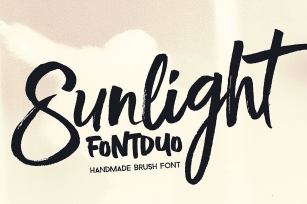 Sunlight - Brush Font Duo Font Download