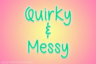 Quirky and Messy Font Download