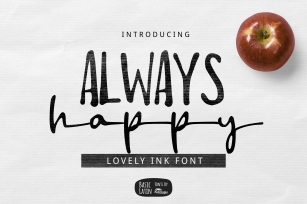 Always Happy Ink Font Font Download