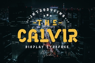The Calvir | Display Font Font Download