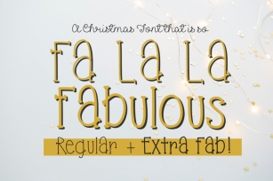 Fa La La Fabulous Font Download