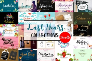 Last years Collections Bundle Font Download