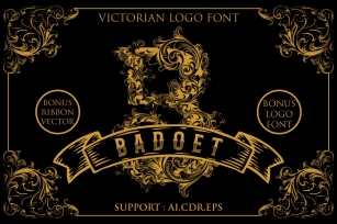 Badoet | Victorian Logo Fonts Font Download