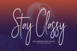 Stay Classy - Font Family Font Download