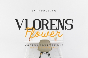 Vlorens Flower Font Download