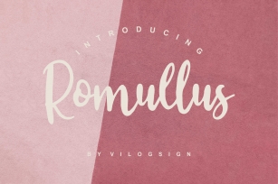 Romullus  Playful Script Font Font Download