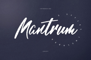 Mantrum - Urban script | 3 styles Font Download
