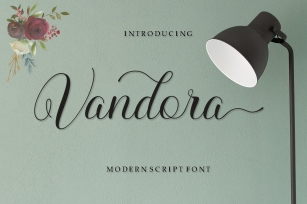 Vandora Font Script Font Download