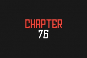 Chapter76 Sans Font Font Download