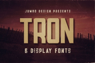 Tron - Display Font Font Download