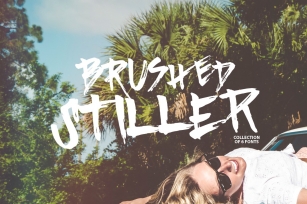 Brushed Stiller 6 Fonts Font Download