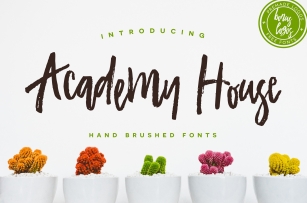Academy House Font + Logos Font Download