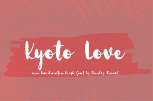 Kyoto Love Font Download