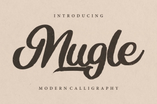 Mugle | Modern Calligraphy Script Font Font Download