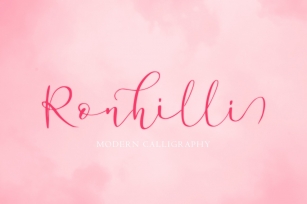 Ronhilli Script Font Font Download