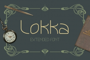 Lokka Extended Font Font Download