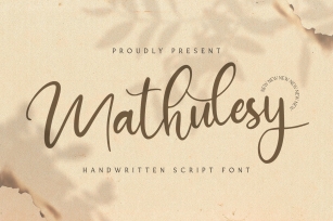 Mathulesy Font Download