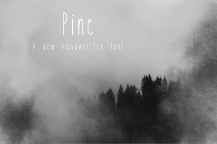 Pine handwritten font Font Download