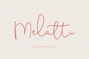Melatti Font Font Download