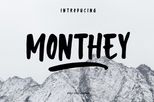 Monthey Font Font Download