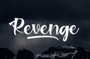 Revenge Bold Script Font Font Download