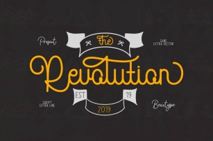 The Revolution | Combinations Font Download