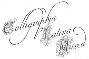 Calligraphia Latina Mixed Font Download