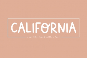 California - A Handwritten Font Font Download