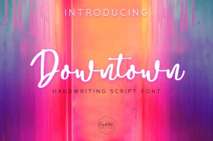 Downtown - Handwriting Script Font Font Download