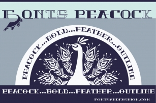 PEACOCK family Font Download