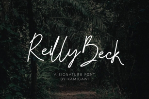 Reilly Beck - Signature Font Font Download