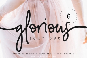 Glorious Font Duo Extras Font Download
