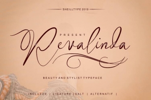 Revalinda Stylist Scripts font Font Download