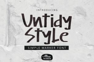 Untidy Style Font Font Download