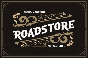 ROADSTORE - Vintage Font Font Download