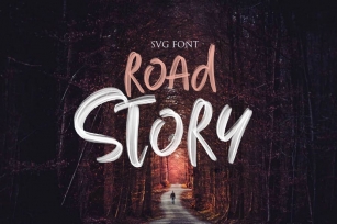ROAD STORY - SVG FONT Font Download