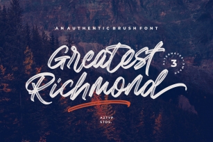 Greatest Richmond + 3 Alternates Font Download
