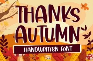 Thanks Autumn Font Download