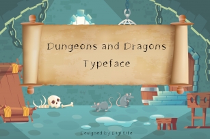 Dungeons  Dragons Typeface Font Download