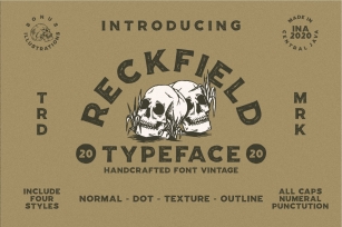 Reckfield Typeface Font Download